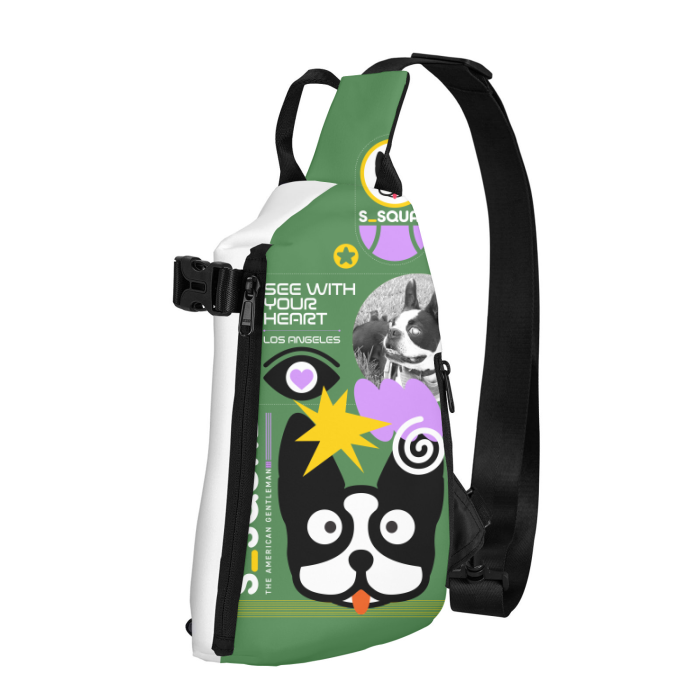 Streetwear All-Over Print Crossbody Backpack